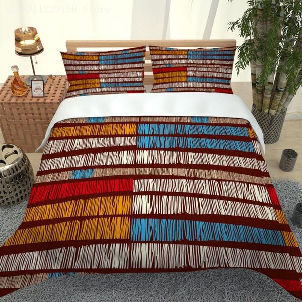 bedding sets african duvet cover set colorful fringed lines boho ethnic style quilt home textiles
bedding sets african duvet cover set colorful fringed lines boho ethnic style quilt home textiles