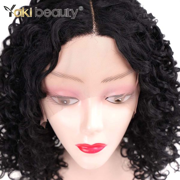 curly lace front wig t part lace wigs short afro kinky curly wig brown synthetic t-part 14inches bobo wig by yaki beautyfactory direct, Black
curly lace front wig t part lace wigs short afro kinky curly wig brown synthetic t-part 14inches bobo wig by yaki beautyfactory direct, Black