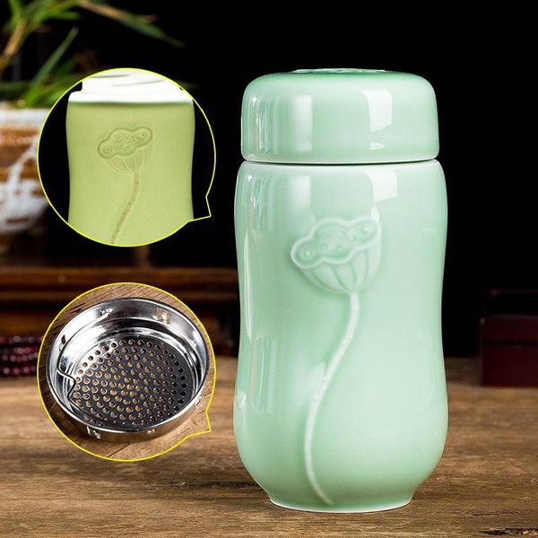 water bottles ceramic vacuum cup blue and white porcelain double liner tea office portable with lid filter mesh gift
water bottles ceramic vacuum cup blue and white porcelain double liner tea office portable with lid filter mesh gift