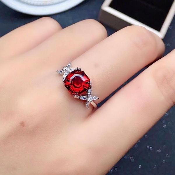 cluster rings fashion sterling silver garnet ring 8mm 2ct vvs grade natural solid 925 jewelry, Golden;silver
cluster rings fashion sterling silver garnet ring 8mm 2ct vvs grade natural solid 925 jewelry, Golden;silver