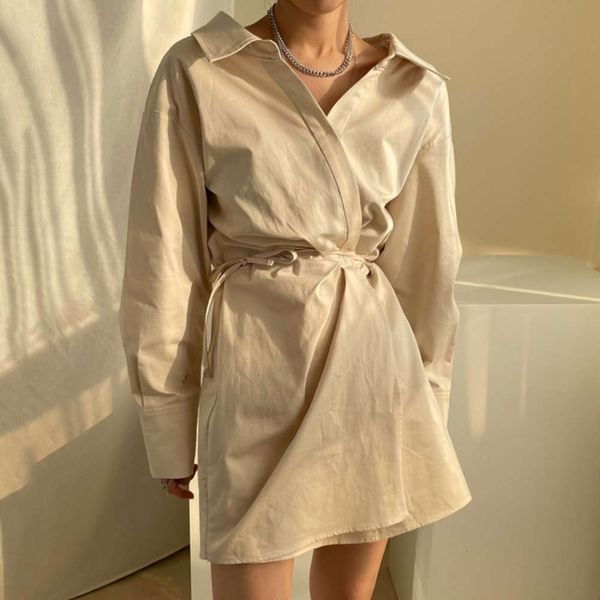 casual dresses dress women clothesfrench niche lapel cross tie waist slim long sleeve one piece shirt i4el, Black;gray
casual dresses dress women clothesfrench niche lapel cross tie waist slim long sleeve one piece shirt i4el, Black;gray