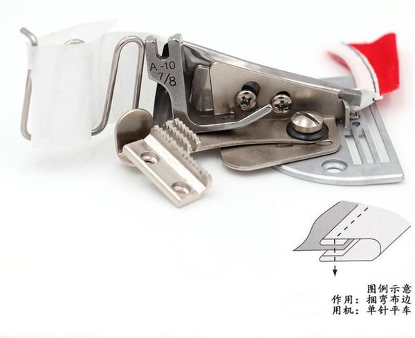 sewing notions & tools industrial machine accessories a10 flat car right angle edging cylinder s60 double bag four folding hem pipe, Black
sewing notions & tools industrial machine accessories a10 flat car right angle edging cylinder s60 double bag four folding hem pipe, Black