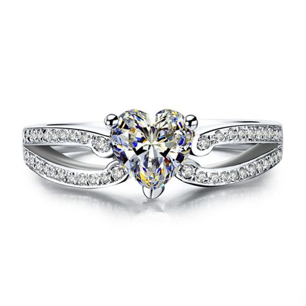splendid 1ct heart shape diamond female ring solid platinum 950 engagement jewelry cluster rings, Golden;silver
splendid 1ct heart shape diamond female ring solid platinum 950 engagement jewelry cluster rings, Golden;silver