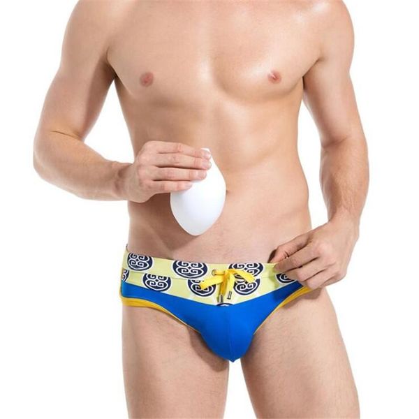 one-piece suits 2021 male swimming briefs printing push pad swimwear men shorts low waist swim trunks bathing beach wear surf board sun
one-piece suits 2021 male swimming briefs printing push pad swimwear men shorts low waist swim trunks bathing beach wear surf board sun