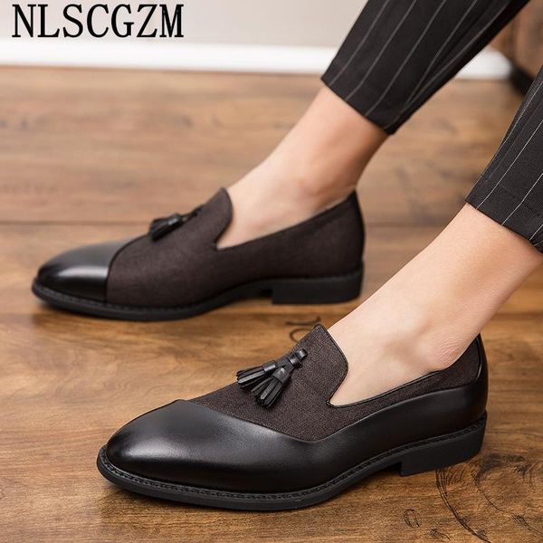 dress shoes office for men 2021 tassel loafers shoe leather fashion classic sapato masculino de luxo zapato hombre, Black
dress shoes office for men 2021 tassel loafers shoe leather fashion classic sapato masculino de luxo zapato hombre, Black
