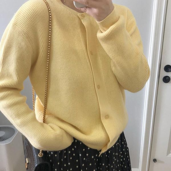 women's knits & tees trendy women sweater spring casual o-neck single breasted female cardigans knitted loose fit ladies knitwear, White
women's knits & tees trendy women sweater spring casual o-neck single breasted female cardigans knitted loose fit ladies knitwear, White