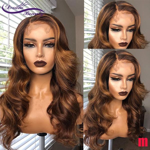 highligt ombre color 13x4 lace front wig remy hair 220% brazilian wave human wigs for women 4x4 closure, Black;brown
highligt ombre color 13x4 lace front wig remy hair 220% brazilian wave human wigs for women 4x4 closure, Black;brown