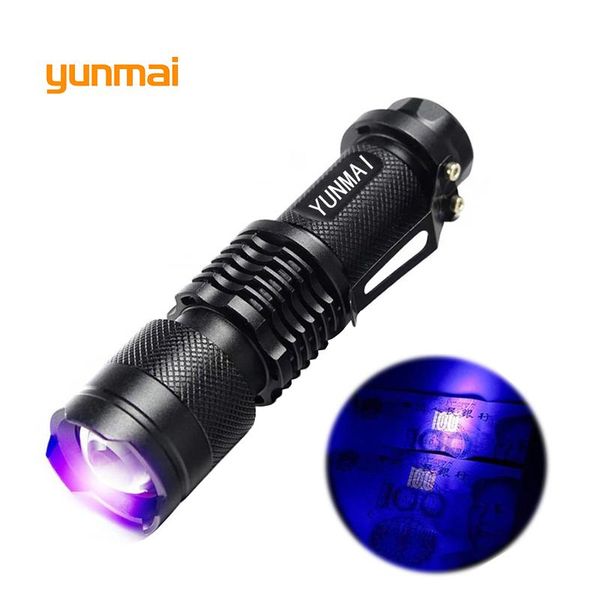 powerful mini zoom portable uv 395nm led violet purple black light torche lamp use /14500 battery flashlights torches
powerful mini zoom portable uv 395nm led violet purple black light torche lamp use /14500 battery flashlights torches