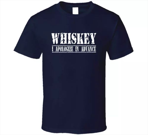 whiskey men's tees logo i apologize in advance funny drinking t-shirt new, White;black
whiskey men's tees logo i apologize in advance funny drinking t-shirt new, White;black