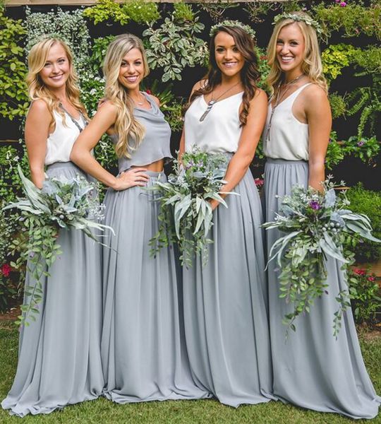 silver grey v neck bridesmaid dress a line chiffon spring summer countryside garden maid of honor gown wedding guest tailor made plus size a, White;pink
silver grey v neck bridesmaid dress a line chiffon spring summer countryside garden maid of honor gown wedding guest tailor made plus size a, White;pink
