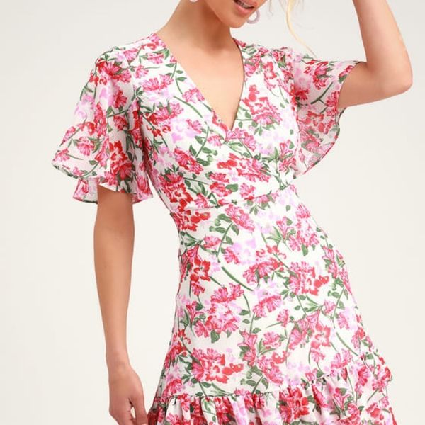 factory5f2y skirt women's 2021 new spring and summer short sleeve v-neck print dress, White;black
factory5f2y skirt women's 2021 new spring and summer short sleeve v-neck print dress, White;black