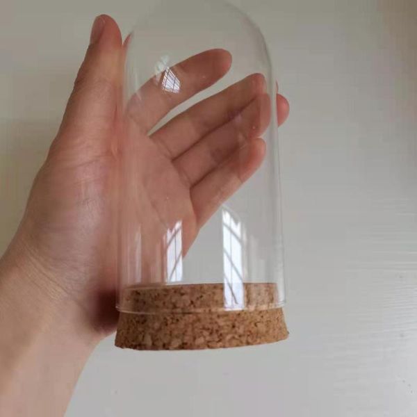 6.5*12cm clear glass display dome cover hemisphere miniature plant cork bell decor storage bottles & jars
6.5*12cm clear glass display dome cover hemisphere miniature plant cork bell decor storage bottles & jars