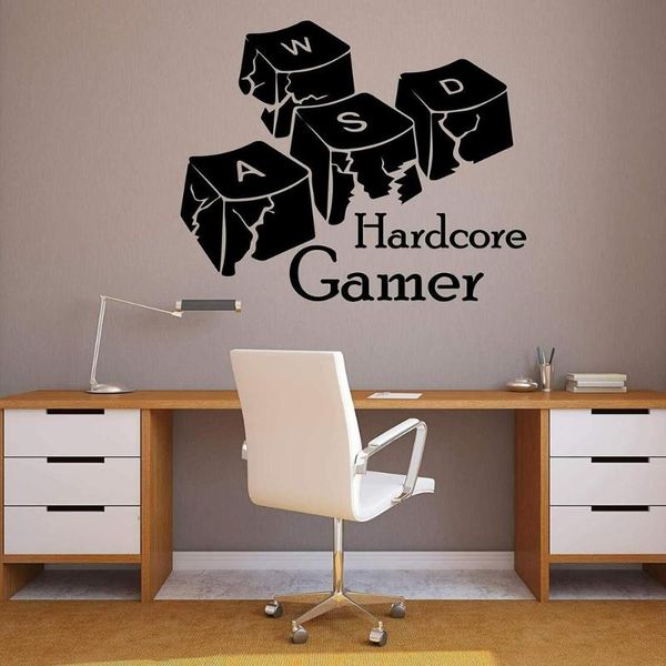 wall stickers hardcore gamer sticker kids boys girls man cave pc keyboard keys gaming decal games room decor c452
wall stickers hardcore gamer sticker kids boys girls man cave pc keyboard keys gaming decal games room decor c452