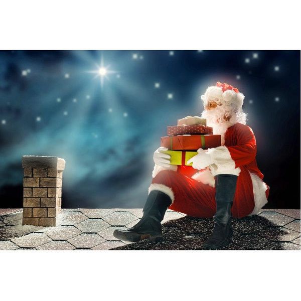 party decoration christmas night decor backdrop santa claus holding gifts sitting on the roof background xmas family po booth
party decoration christmas night decor backdrop santa claus holding gifts sitting on the roof background xmas family po booth