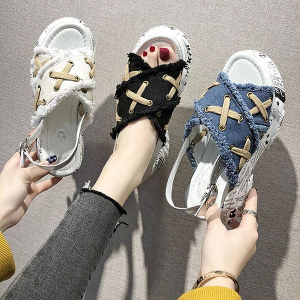 fashion explosion models thick bottom show personality women's sandals casual & comfortable anti-skid nice shoes female, Black
fashion explosion models thick bottom show personality women's sandals casual & comfortable anti-skid nice shoes female, Black