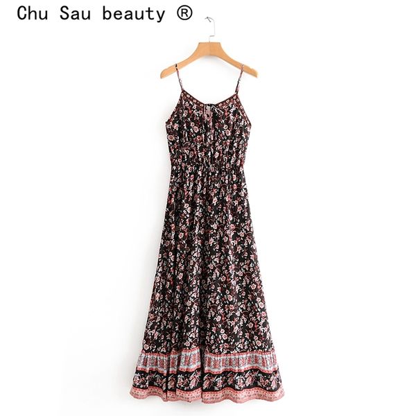 beauty boho floral print sling midi summer dress women holiday chic bow tie elastic waist beach long dresses female 210514, Black;gray
beauty boho floral print sling midi summer dress women holiday chic bow tie elastic waist beach long dresses female 210514, Black;gray