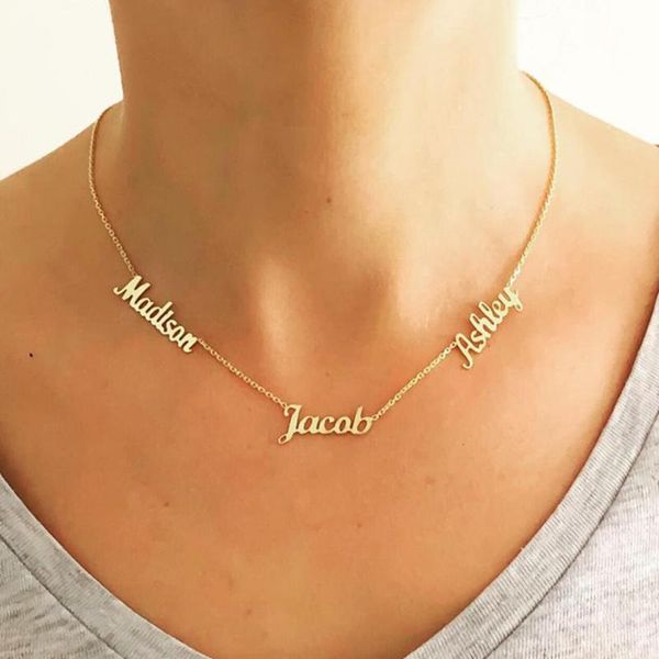 pendant necklaces custom 1-8 multiple names necklace kids personalized nameplate choker mother's day mom dad jewelry stainless steel bi, Silver
pendant necklaces custom 1-8 multiple names necklace kids personalized nameplate choker mother's day mom dad jewelry stainless steel bi, Silver