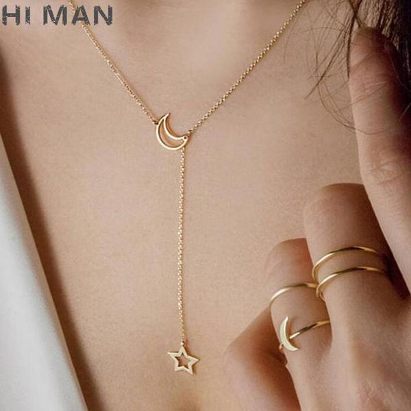 pendant necklaces simple trendy bohemian necklace women gold moon heart leaf fashion charm jewelry girlfriend gift, Silver
pendant necklaces simple trendy bohemian necklace women gold moon heart leaf fashion charm jewelry girlfriend gift, Silver