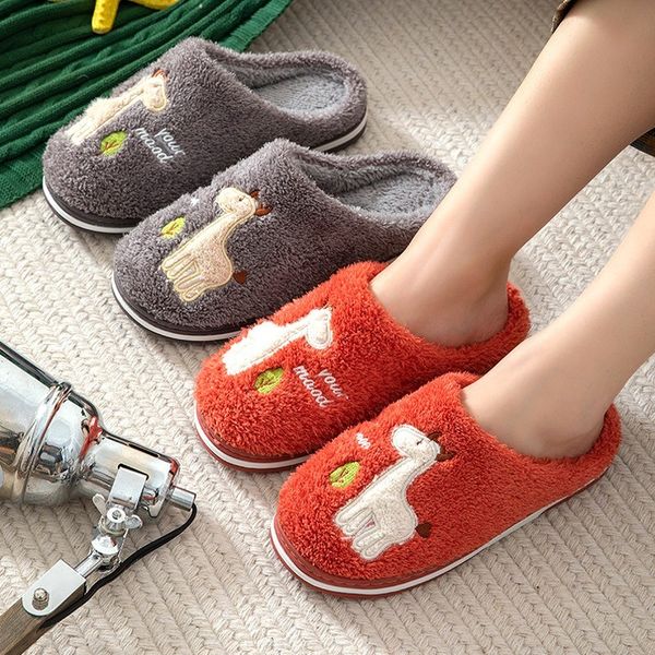 slippers bonito alpaca casa homens chinelos quentes inverno de pelúcia interior quarto sapatos algodão antirrapante dos senhos animados aman, Black
slippers bonito alpaca casa homens chinelos quentes inverno de pelúcia interior quarto sapatos algodão antirrapante dos senhos animados aman, Black