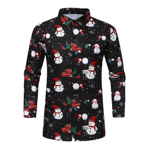 men's casual shirts mens christmas shirt snowflakes printing long sleeve blouse tee outwear luxury street clothing, White;black
men's casual shirts mens christmas shirt snowflakes printing long sleeve blouse tee outwear luxury street clothing, White;black