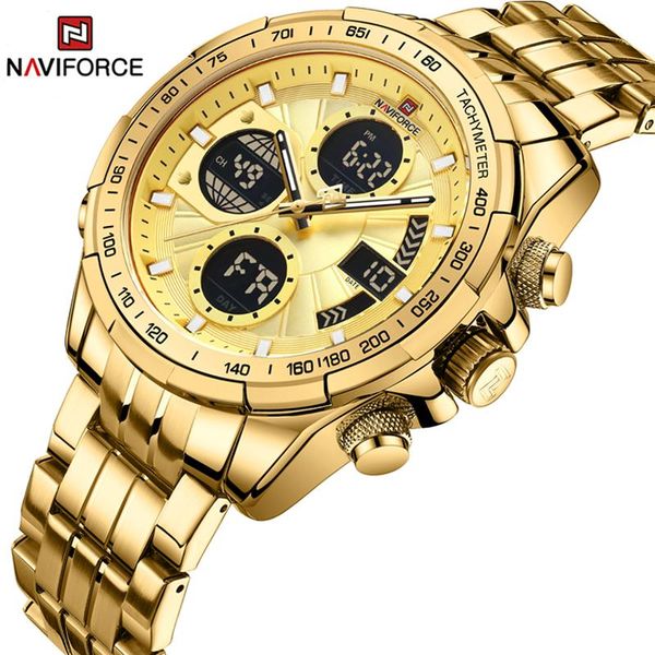 wristwatches brand naviforce men watches fashion luxury digital analog watch stainless steel wristband luminous pointer quartz clock, Slivery;brown
wristwatches brand naviforce men watches fashion luxury digital analog watch stainless steel wristband luminous pointer quartz clock, Slivery;brown