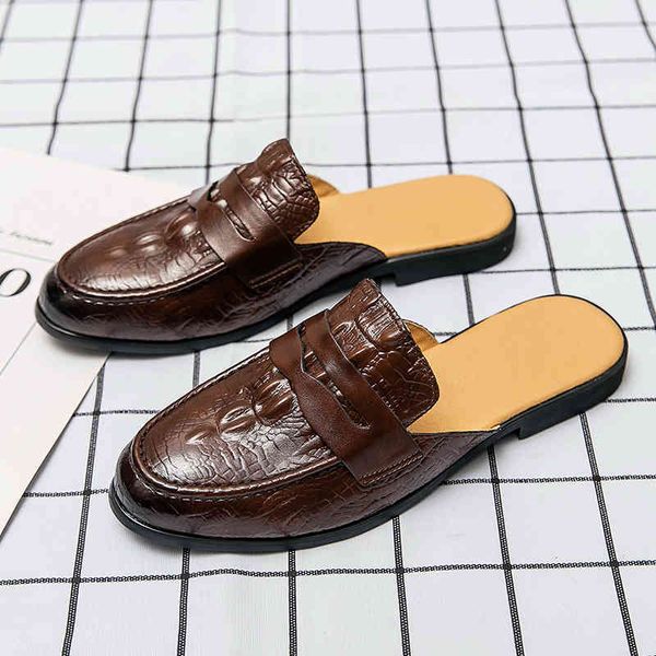 dress shoes luxury brand young casual for boy black half drag leather loafers men popular man fashion rubber slippers mwqr
dress shoes luxury brand young casual for boy black half drag leather loafers men popular man fashion rubber slippers mwqr