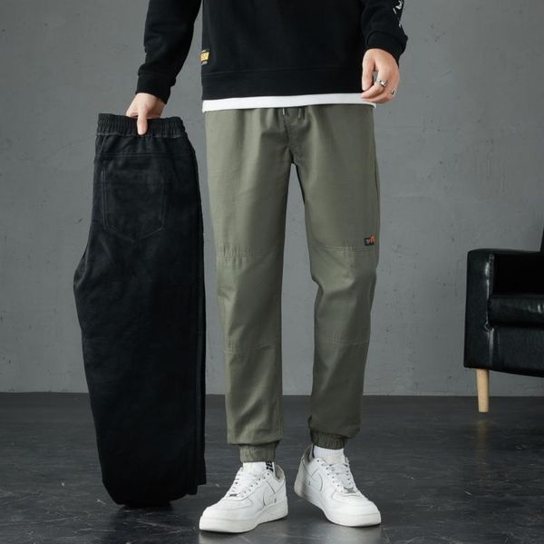 men's pants men winter fleece warm 2021 korean slacks slim thick gray harajuku all-match fashion casual trousers male, Black
men's pants men winter fleece warm 2021 korean slacks slim thick gray harajuku all-match fashion casual trousers male, Black