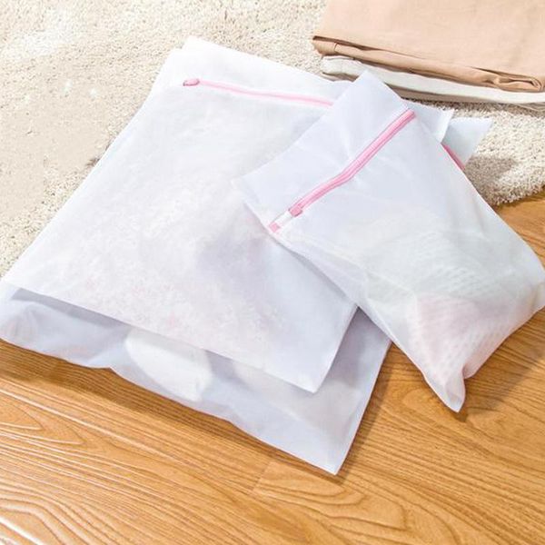 laundry bags white thicken polyester fine mesh machine washable bag clothing underwear bra wash anti-winding anti-deformation
laundry bags white thicken polyester fine mesh machine washable bag clothing underwear bra wash anti-winding anti-deformation