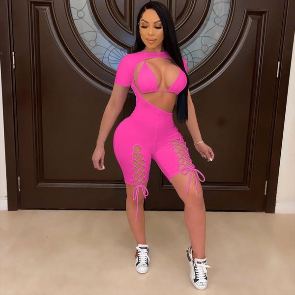 2 piece set women tracksuits summer birthday club party outfits sweat suits bra and cut out hole playsuit, Gray
2 piece set women tracksuits summer birthday club party outfits sweat suits bra and cut out hole playsuit, Gray