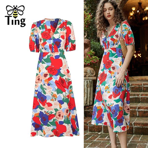 tingfly fashion chic vintage street dress summer aesthetic floral dress vestidos robe elegant party dinner frocks for women za, Black;gray
tingfly fashion chic vintage street dress summer aesthetic floral dress vestidos robe elegant party dinner frocks for women za, Black;gray