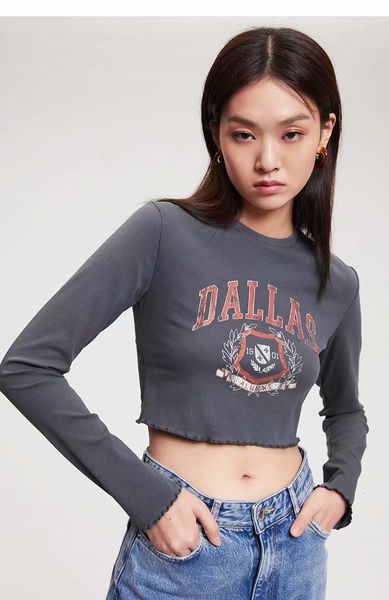 women's tanks & camis 2021 women round neck t shirt casual elegant summer long sleeve tee femme letter crop top, White
women's tanks & camis 2021 women round neck t shirt casual elegant summer long sleeve tee femme letter crop top, White