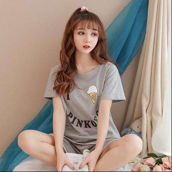 catoon summer homewear comfortable womens sleepwears cute pajama set girl print pyjama short sleeve sleepwear suit woman tracksuits, Black;red
catoon summer homewear comfortable womens sleepwears cute pajama set girl print pyjama short sleeve sleepwear suit woman tracksuits, Black;red