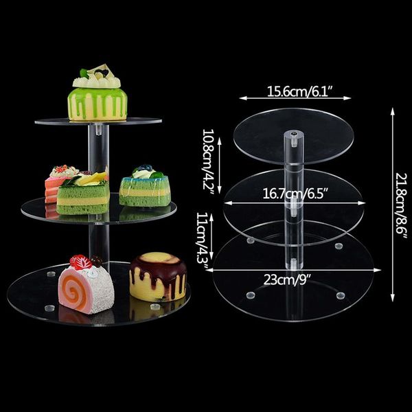 other event & party supplies 3 layers round acrylic transparent cake display stand shop dessert tray baby birthday wedding decor
other event & party supplies 3 layers round acrylic transparent cake display stand shop dessert tray baby birthday wedding decor