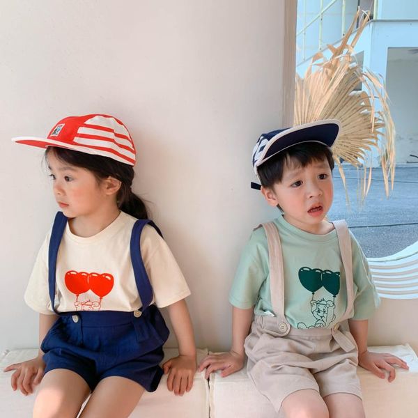 t-shirts 2021 summer children girls cartoon bear heart print short sleeve o neck casual t-shirt boys kids tee, Blue
t-shirts 2021 summer children girls cartoon bear heart print short sleeve o neck casual t-shirt boys kids tee, Blue