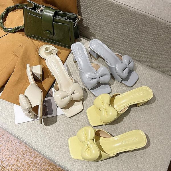 slippers shoes woman 2021 candy colors square heel casual heeled mules low butterfly-knot pantofle block luxury summer high, Black
slippers shoes woman 2021 candy colors square heel casual heeled mules low butterfly-knot pantofle block luxury summer high, Black