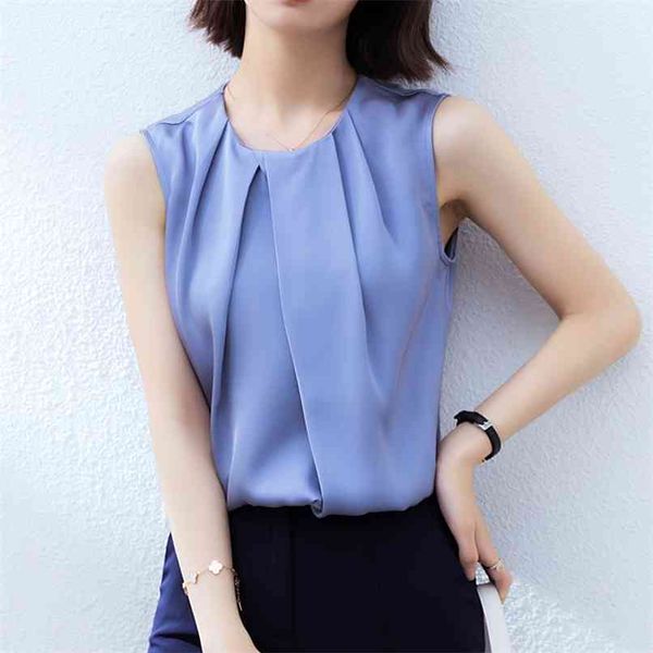 summer satin vest o neck sleeveless t-shirt women loose elegant office ladies solid shirts plus size camisoles 210601, White
summer satin vest o neck sleeveless t-shirt women loose elegant office ladies solid shirts plus size camisoles 210601, White