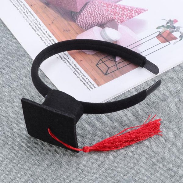 party hats mini doctoral cap hair band stereoscopic headdress head piece graduation decoration(black style(red))
party hats mini doctoral cap hair band stereoscopic headdress head piece graduation decoration(black style(red))