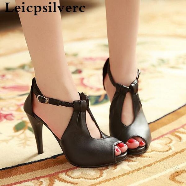 summer fish mouth super high heel hollowed professional ol sweet beauty women sandals simple women's shoes, Black
summer fish mouth super high heel hollowed professional ol sweet beauty women sandals simple women's shoes, Black