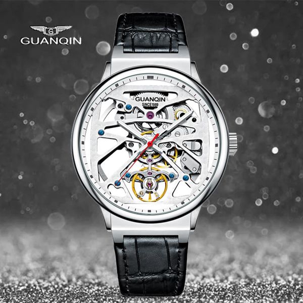 wristwatches guanqin luminous fashion military brand watch men's mechanical self-winding stainless steel sapphire 30m waterproof, Slivery;brown
wristwatches guanqin luminous fashion military brand watch men's mechanical self-winding stainless steel sapphire 30m waterproof, Slivery;brown
