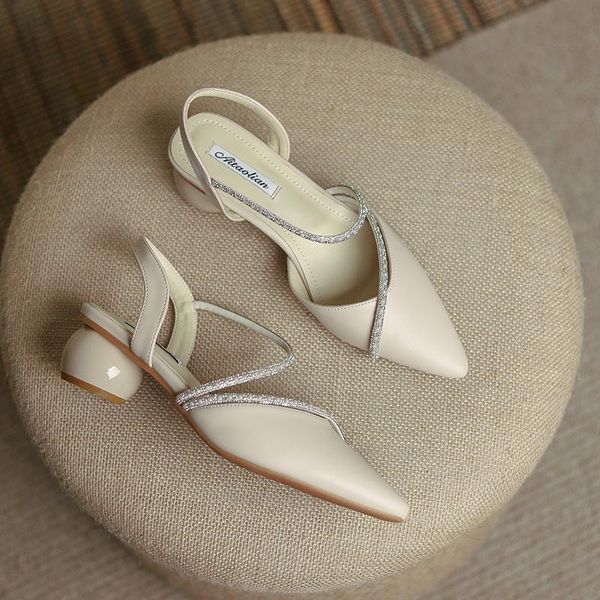 sandals 2021 pointed small fragrance pearl shaped heel single shoes gentle shallow mouth low-heeled women's yy-73, Black
sandals 2021 pointed small fragrance pearl shaped heel single shoes gentle shallow mouth low-heeled women's yy-73, Black