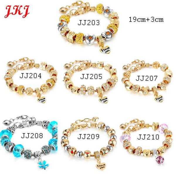 link, chain jkj silver plated 925 crown beads cartoon smiling f crystal love heart charm bracelet fits for women diy jewelry, Black
link, chain jkj silver plated 925 crown beads cartoon smiling f crystal love heart charm bracelet fits for women diy jewelry, Black