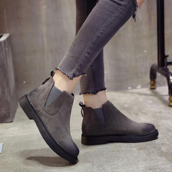 boots women slip on black ankle for flat low heel winter female shoes size 35-40
boots women slip on black ankle for flat low heel winter female shoes size 35-40