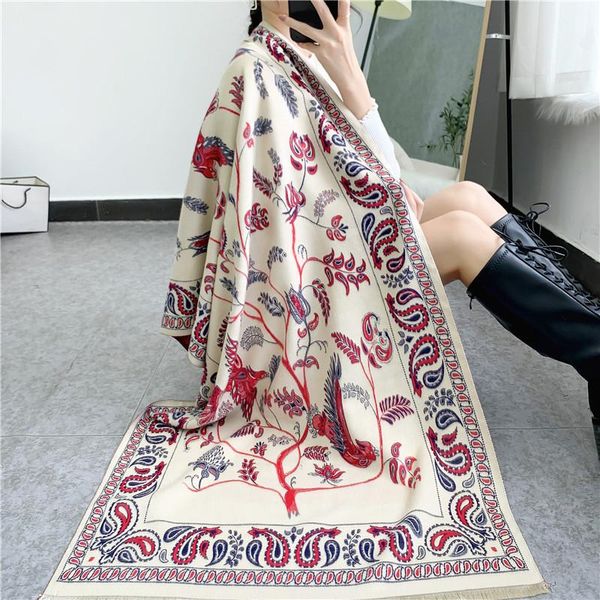 scarves designer women's autumn winter thick cashew female scarf warm knitted women luxury cashmere shawls fashion accessories, Blue;gray
scarves designer women's autumn winter thick cashew female scarf warm knitted women luxury cashmere shawls fashion accessories, Blue;gray