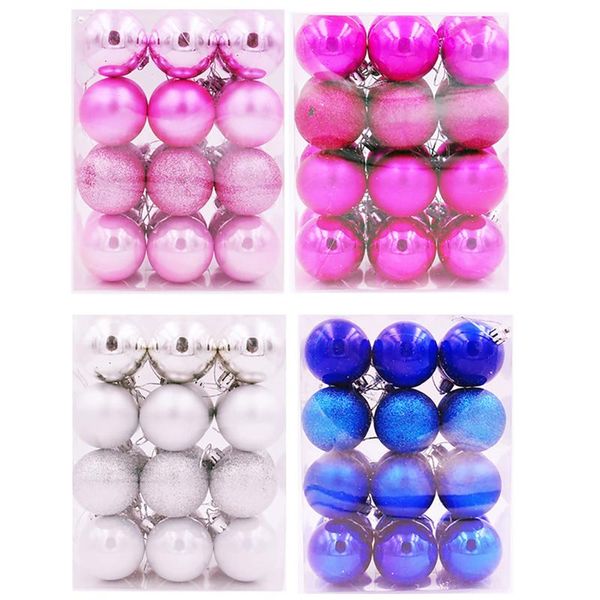 party decoration 24pcs 4 style christmas balls - tree decorations shatterproof hanging ball for holiday
party decoration 24pcs 4 style christmas balls - tree decorations shatterproof hanging ball for holiday