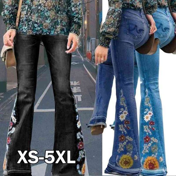 high-waist floral embroidery flare female fashion skinny washed jeans plus size xs-5xl, Blue
high-waist floral embroidery flare female fashion skinny washed jeans plus size xs-5xl, Blue