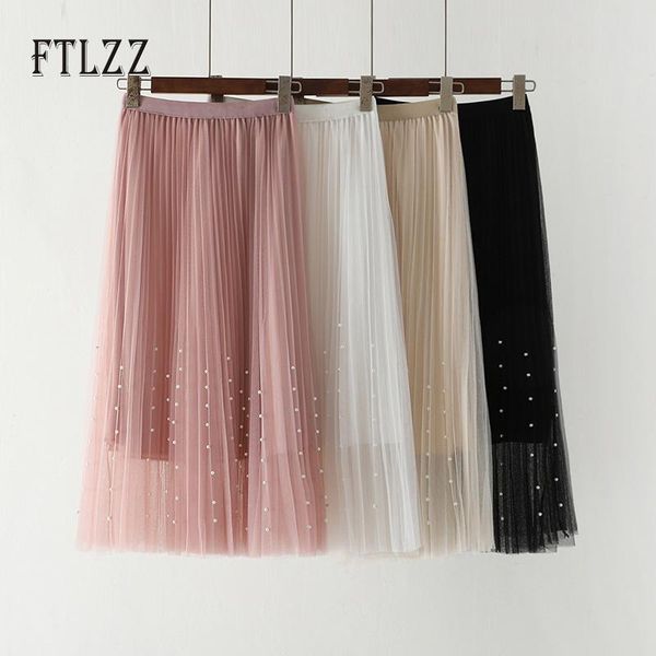 skirts 2021 spring autumn a-line high waist skirt women pleated long fashion ladies nail bead mesh, Black
skirts 2021 spring autumn a-line high waist skirt women pleated long fashion ladies nail bead mesh, Black