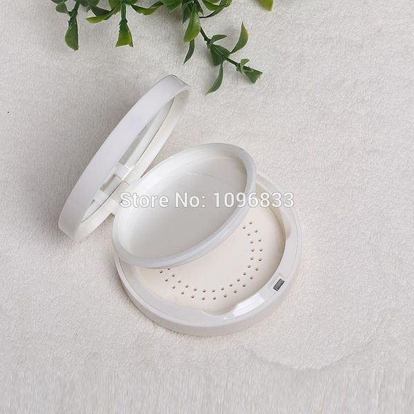 white compact with mirror inner dia.55mm double layers make-up powder case, empty blushes compacts, 20pcs/lot
white compact with mirror inner dia.55mm double layers make-up powder case, empty blushes compacts, 20pcs/lot