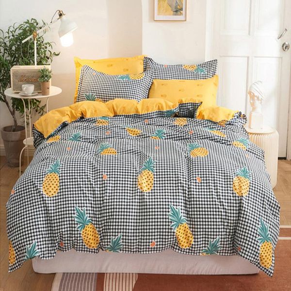 bedding sets home polyester set twin full double duvet cover flat bed sheet pillowcase linen bedroom bedclothes pineapple
bedding sets home polyester set twin full double duvet cover flat bed sheet pillowcase linen bedroom bedclothes pineapple
