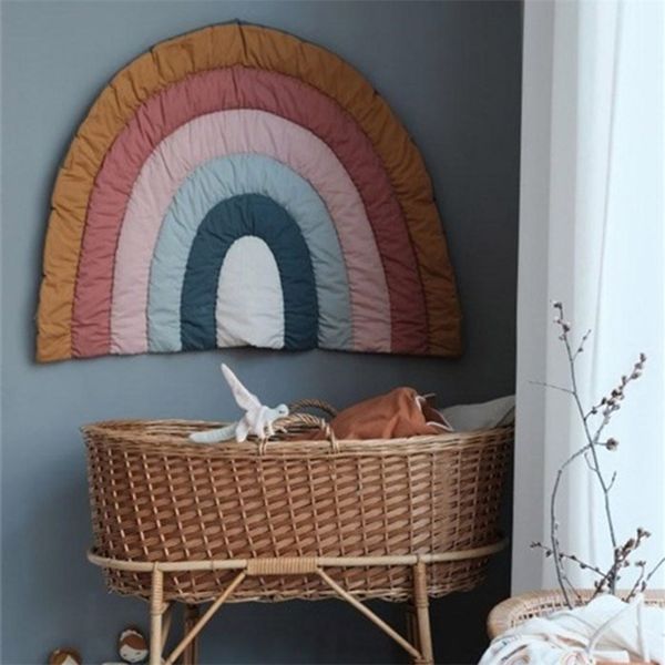 creative rainbow baby play mat floor crawling rug children kids playmat carpet 210402
creative rainbow baby play mat floor crawling rug children kids playmat carpet 210402