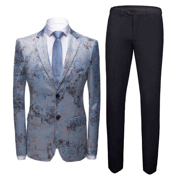 men's suits & blazers 2 pieces men floral tuxedo dress jacket black pants prom stage clothing rose print men suits for wedding i7j8, White;black
men's suits & blazers 2 pieces men floral tuxedo dress jacket black pants prom stage clothing rose print men suits for wedding i7j8, White;black